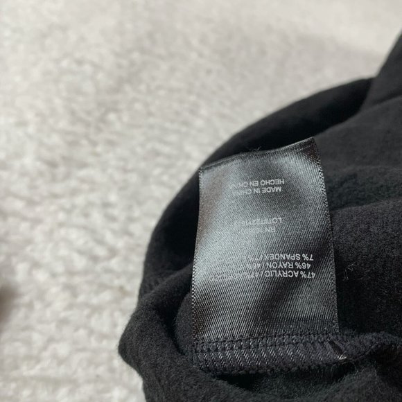 32 Degrees Heat Sweatshirt Women's L Black Drawstring Cowl Neck Pullover 7723 - Picture 5 of 8